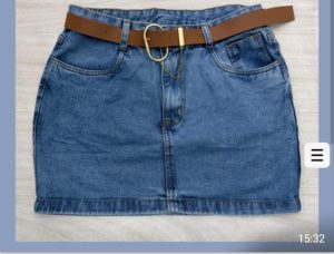 Saia jeans