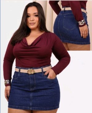 Saia jeans